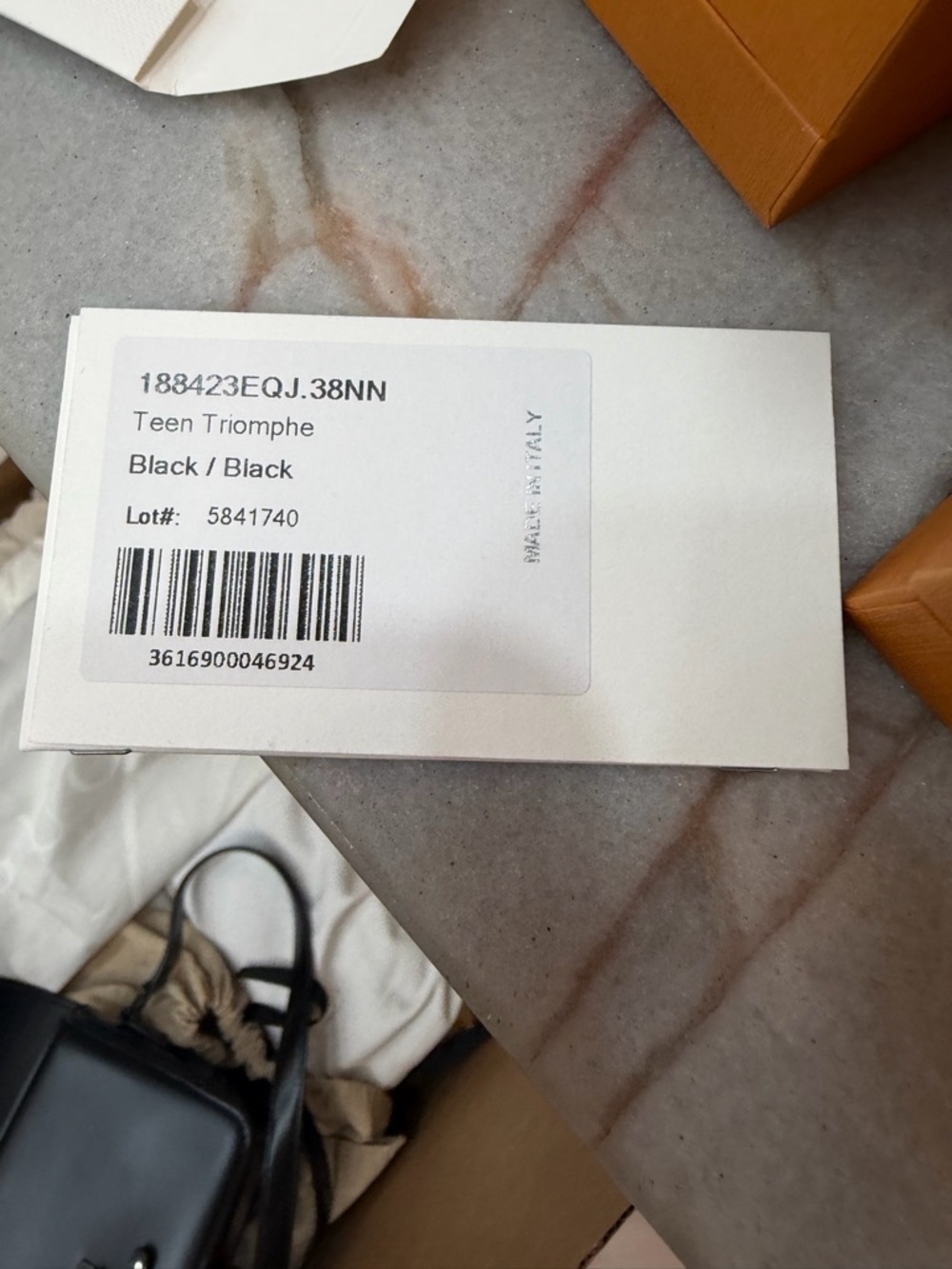 Celine Teen Triomphe Leather Crossbody Bag BNIB w tags - Picture 12 of 13